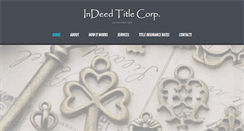Desktop Screenshot of indeedtitlecorp.com