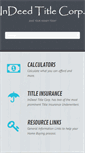 Mobile Screenshot of indeedtitlecorp.com