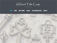 Tablet Screenshot of indeedtitlecorp.com